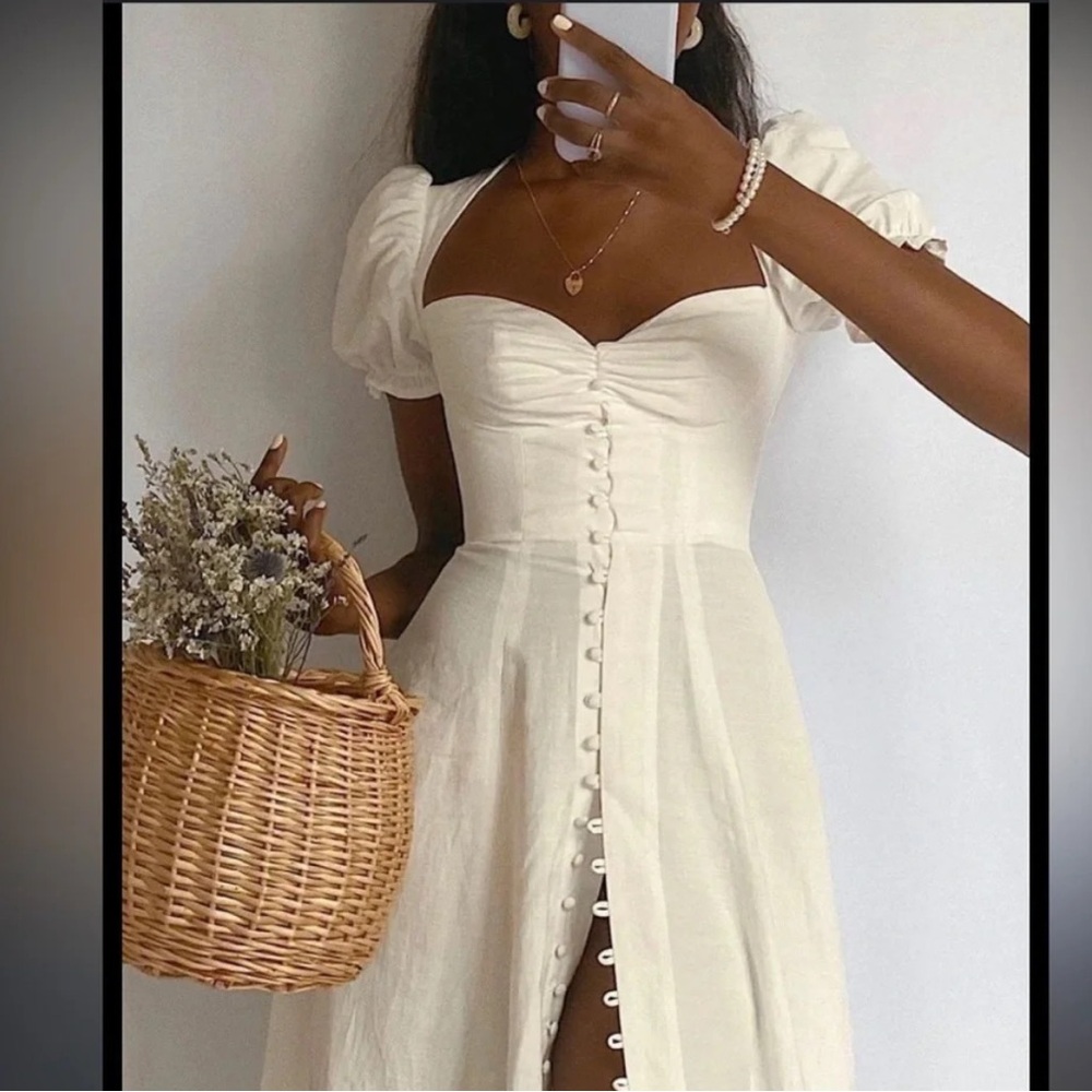NWT House of CB Ellery White Dress SIZE XL / L+ - Picture 4 of 11